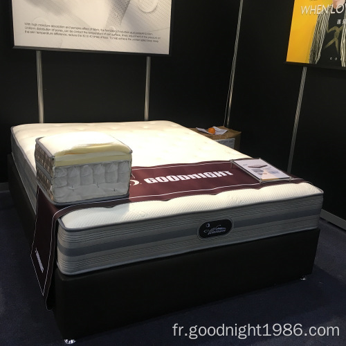 Matelas chinois de haute qualité en mousse à mémoire de forme matelas à ressorts ensachés 30 cm